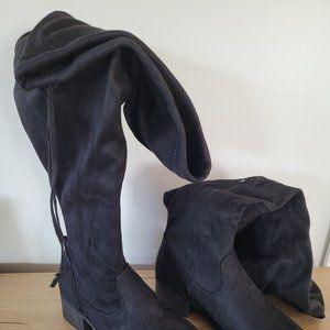 Knee-High Black Boots